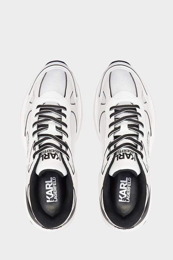 ΠΑΠΟΥΤΣΙΑ SNEAKERS KARL LAGERFELD - 410 WΗΙΤE LEATHER & TEXTILE